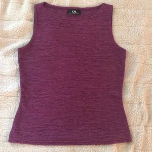 Large wine colored textured top